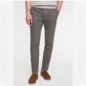Men's Classic Gray Pinstripe Trousers
